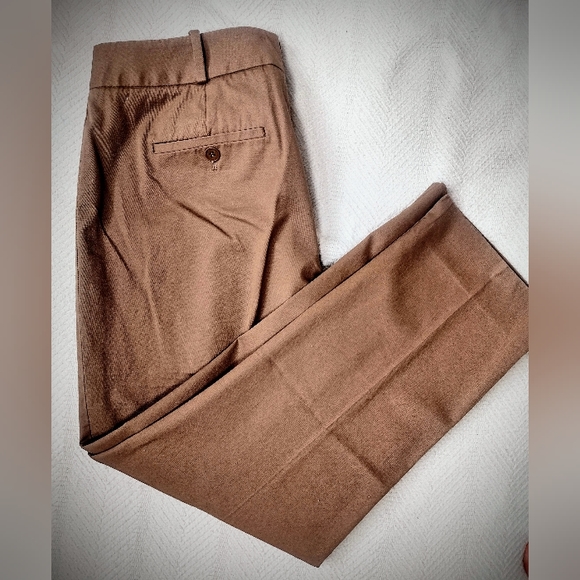 EUC Talbot's Cropped Ankle Pants, Light Brown, Pleated, Size 6, Like New! - Picture 6 of 10